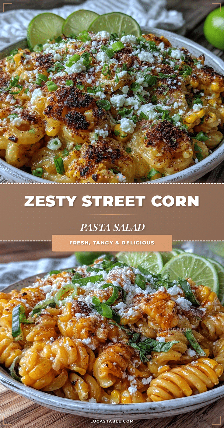 fresh street corn pasta salad recipe