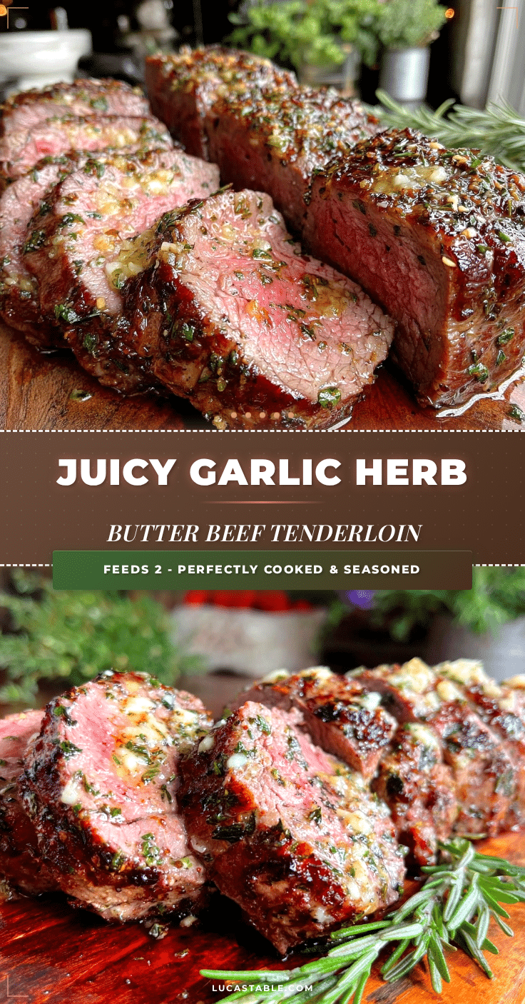 garlic herb butter beef tenderloin recipe