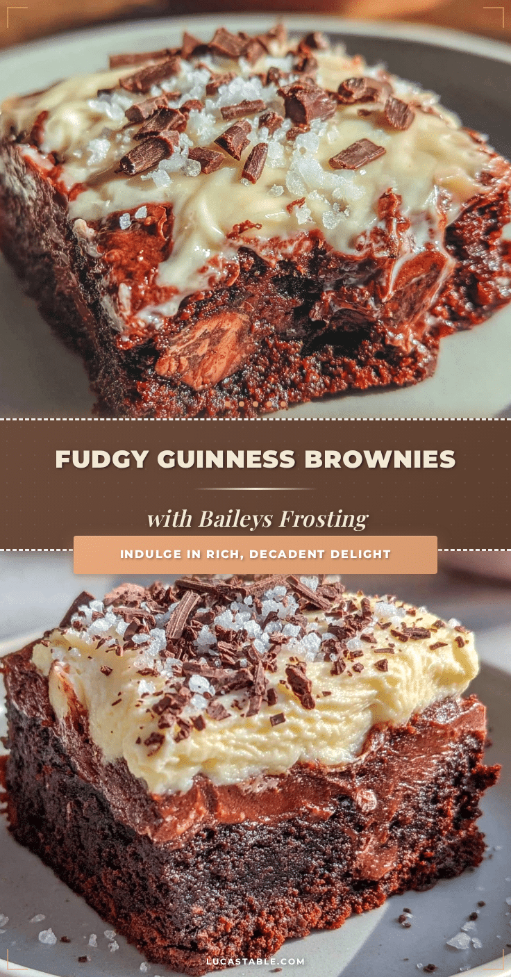 Guinness chocolate brownies recipe