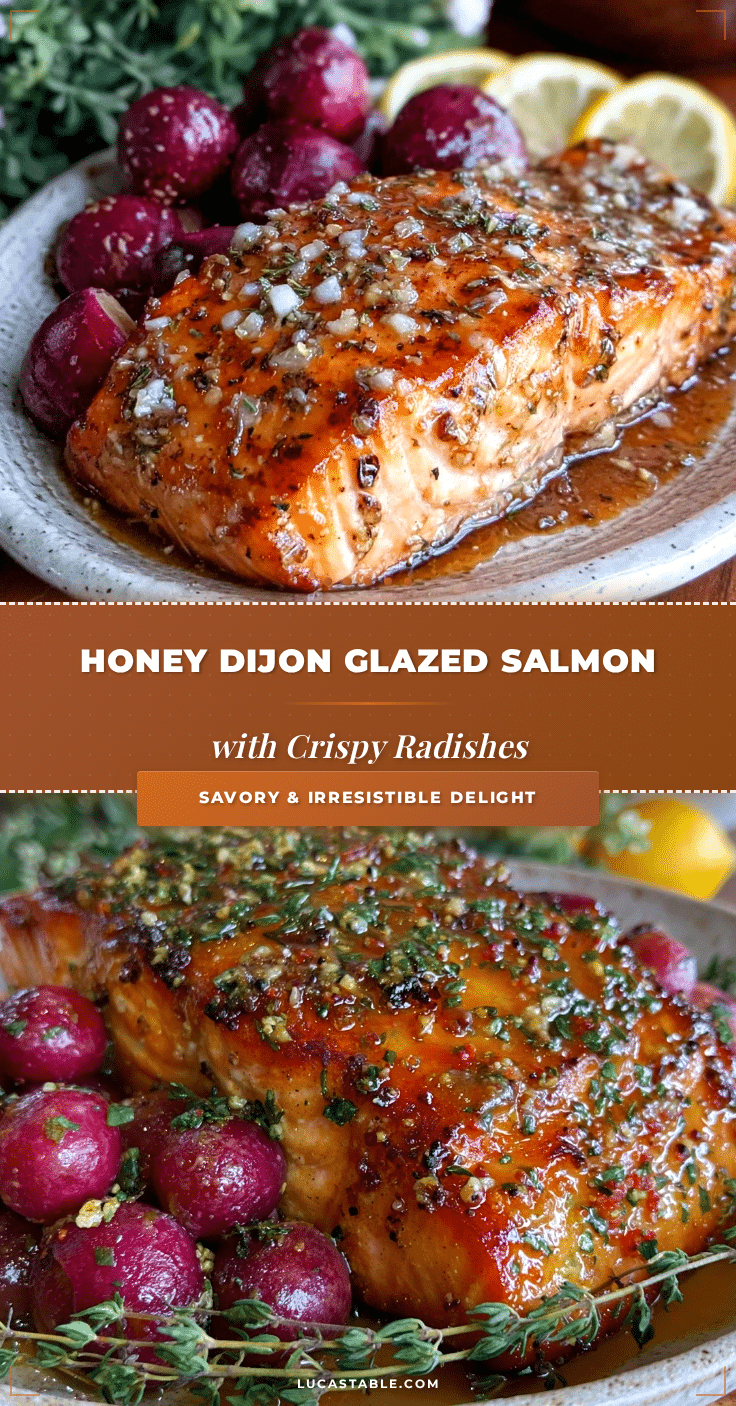 honey Dijon glazed salmon recipe