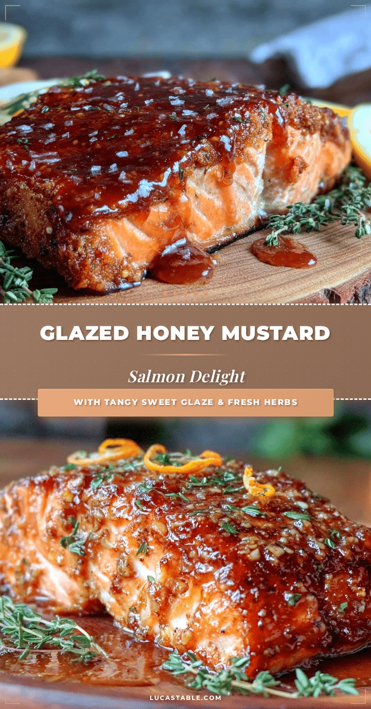 honey mustard glazed salmon recipe