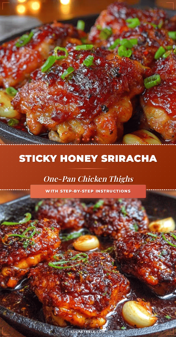 honey sriracha chicken thighs recipe
