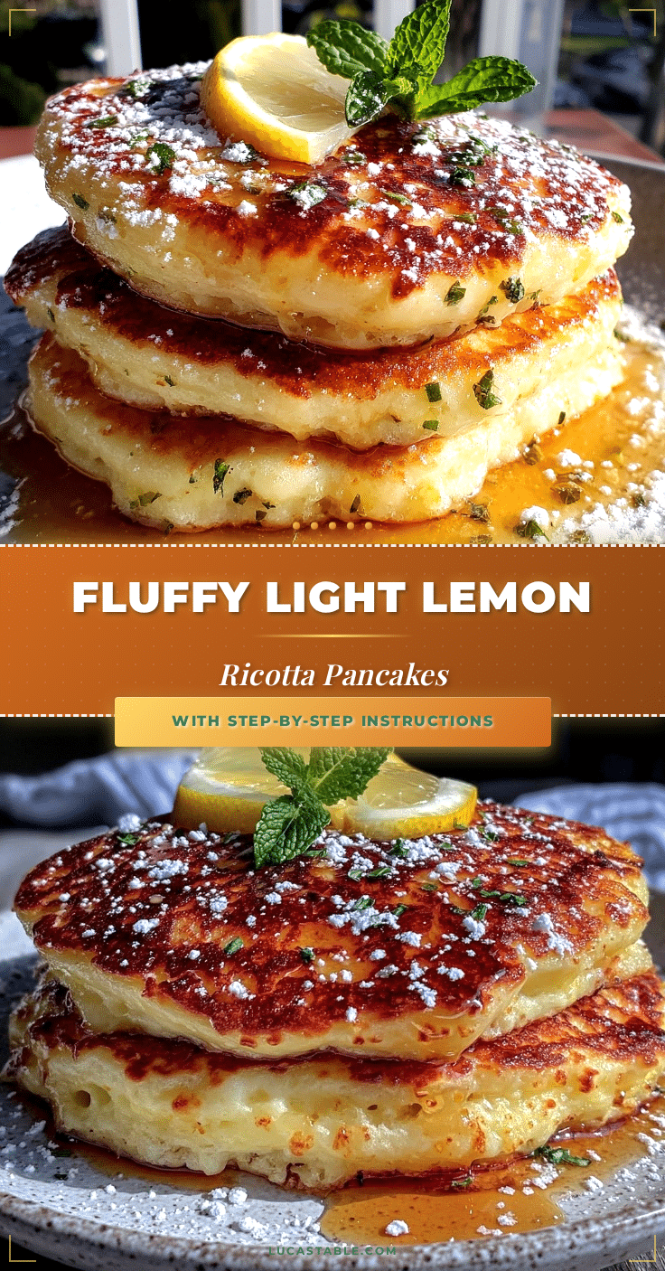 lemon ricotta pancakes recipe