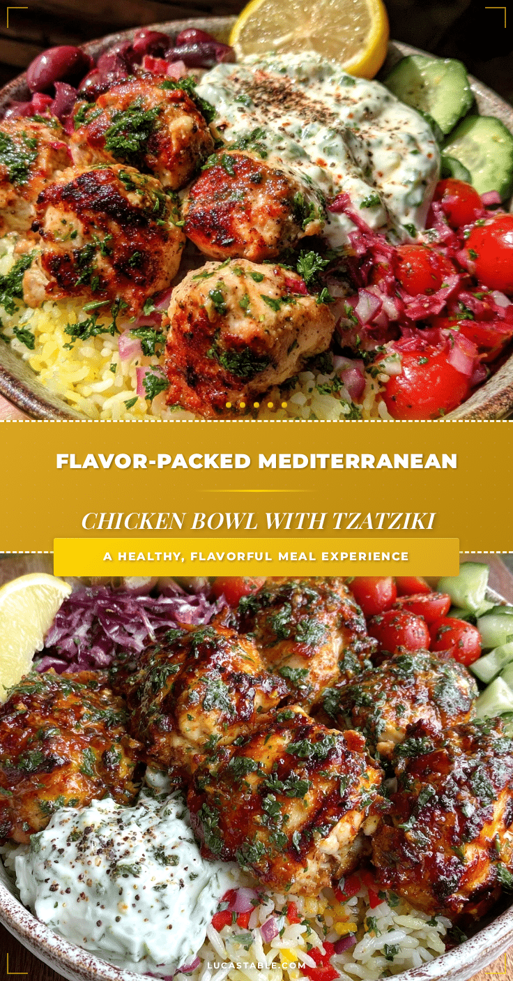Mediterranean chicken bowl recipe
