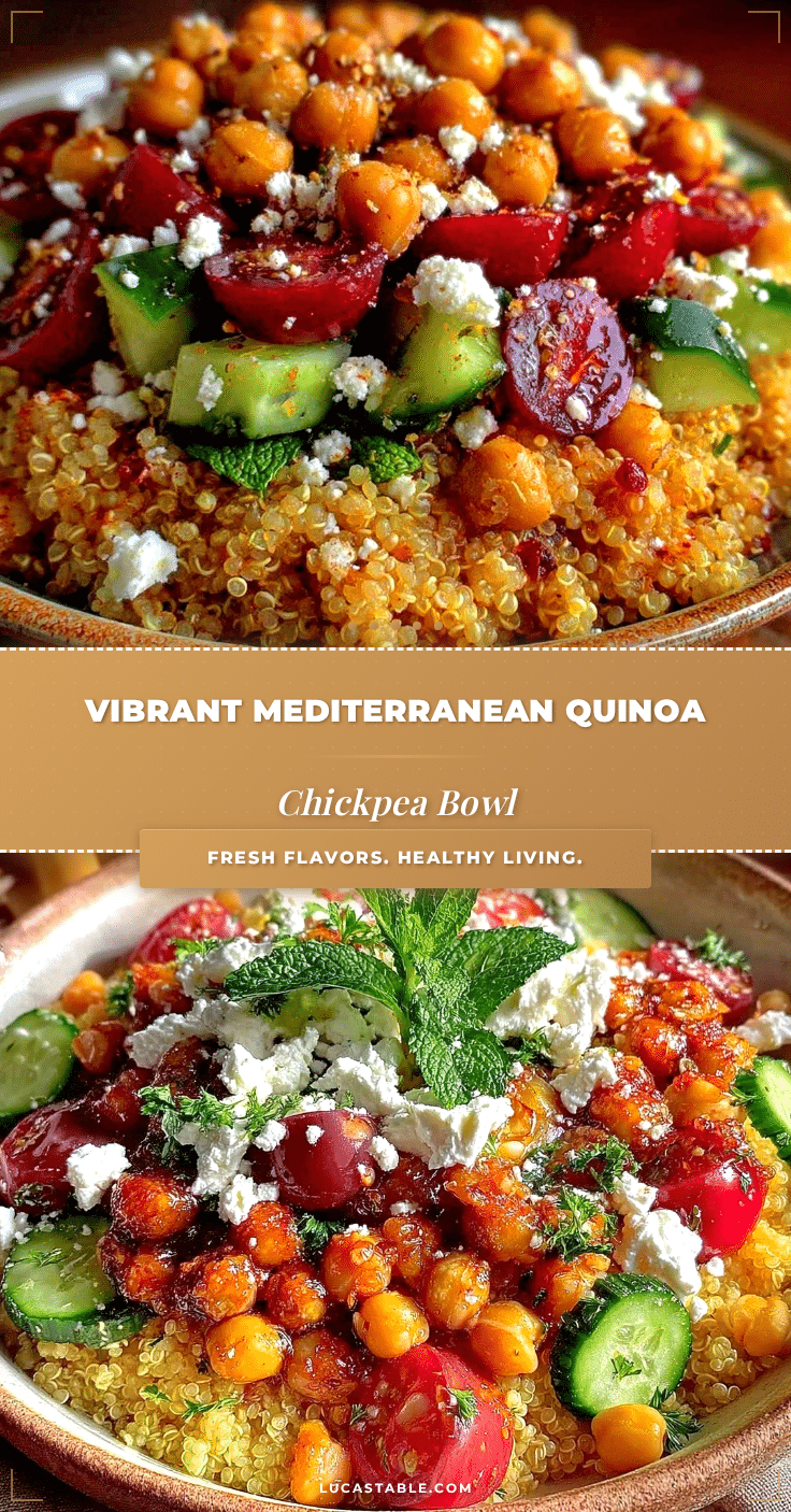 Mediterranean quinoa bowl recipe