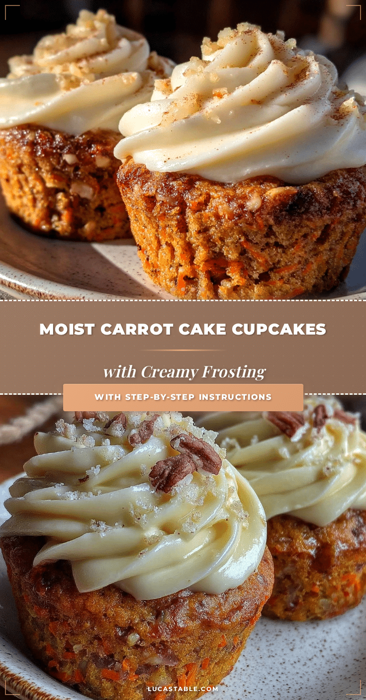 moist carrot cake cupcakes recipe