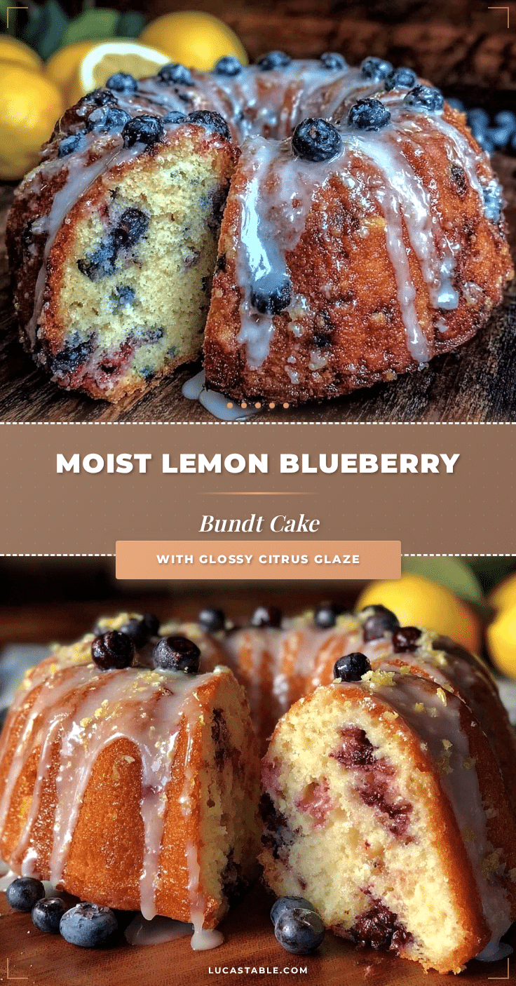 moist lemon blueberry bundt cake recipe