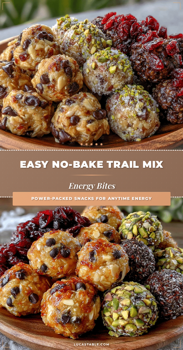 no-bake trail mix energy bites recipe