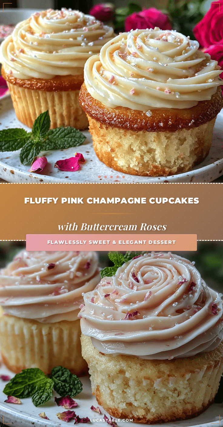 pink champagne cupcakes recipe