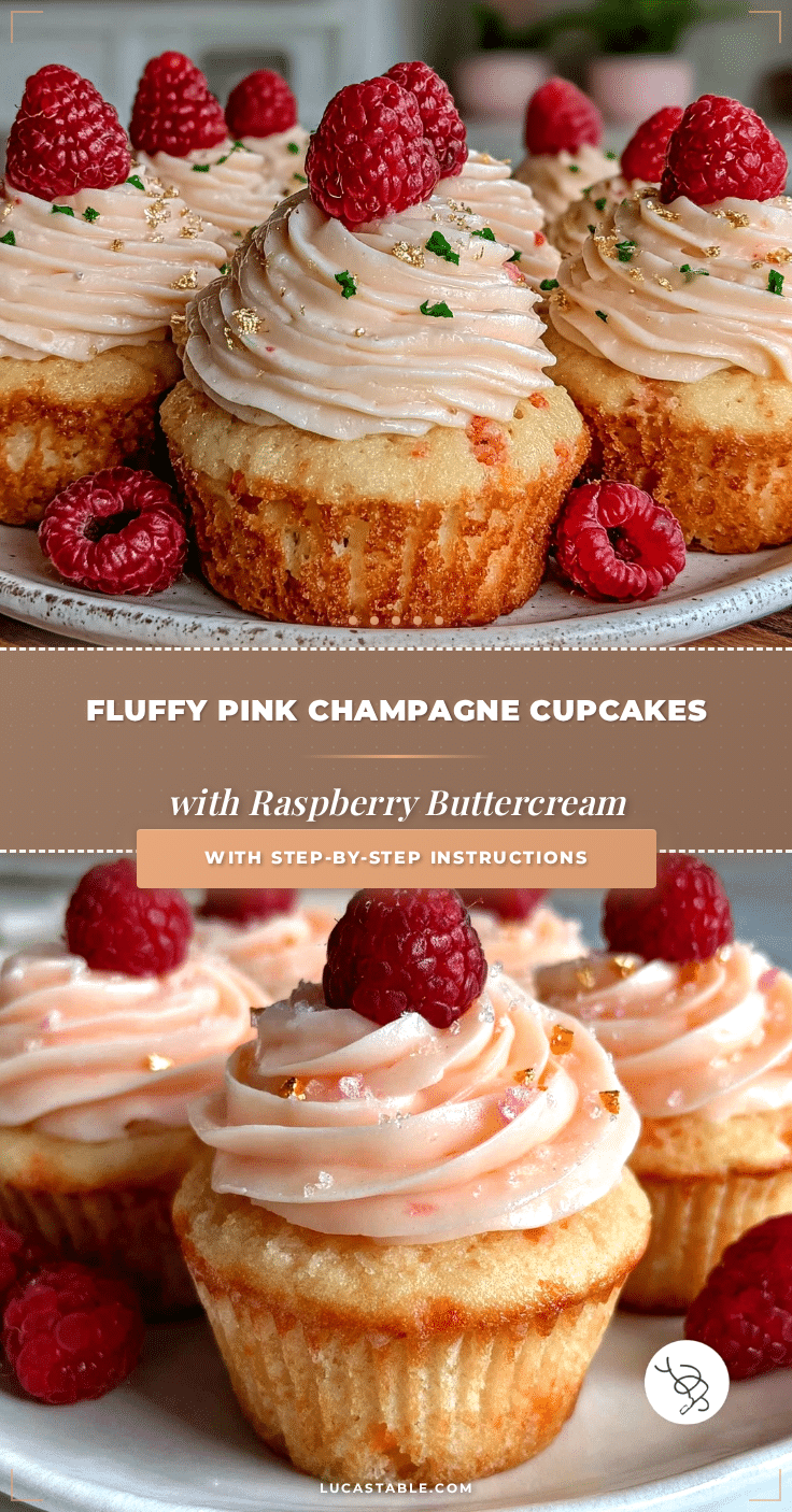 pink champagne cupcakes recipe