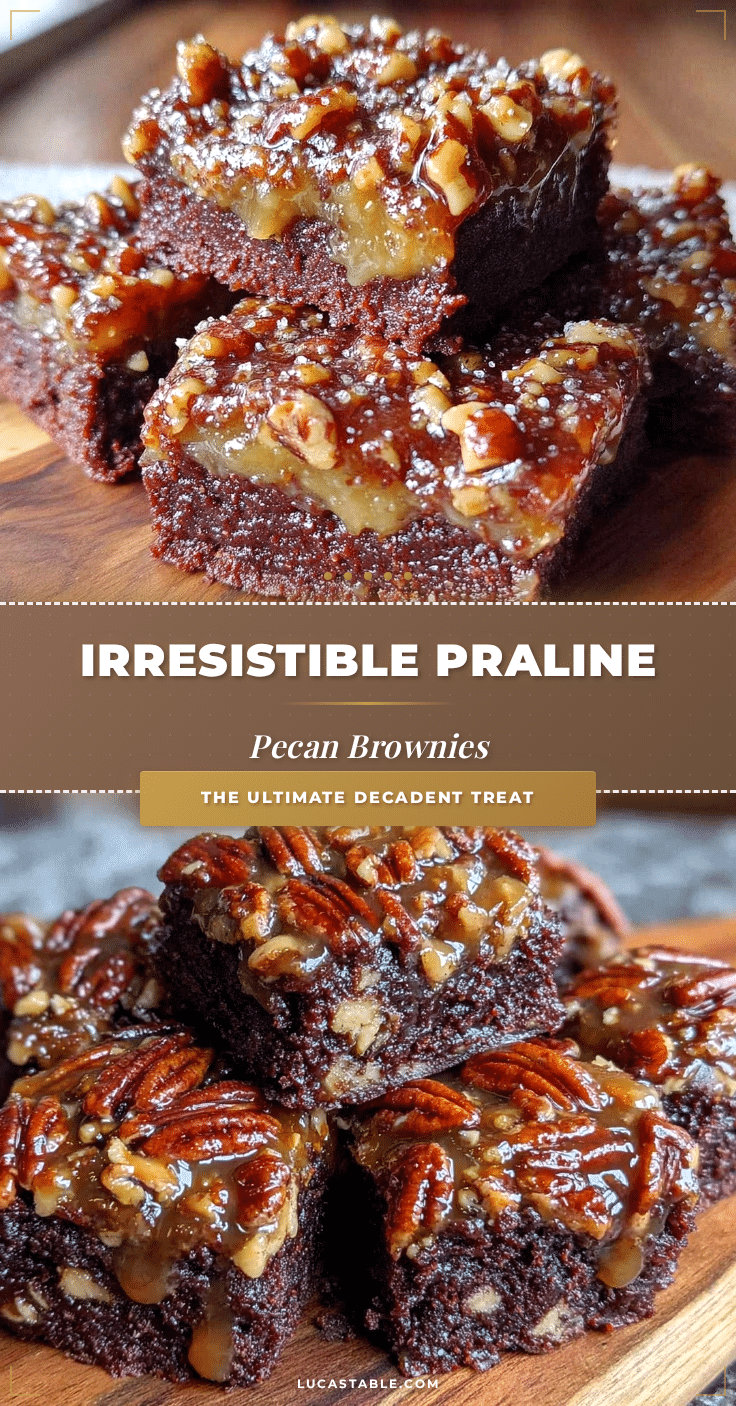 praline brownies recipe