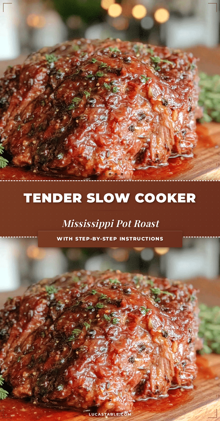 slow cooker Mississippi pot roast recipe recipe