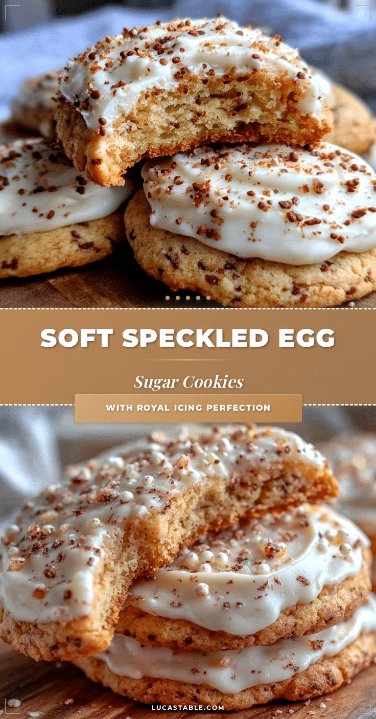 speckled egg sugar cookies recipe