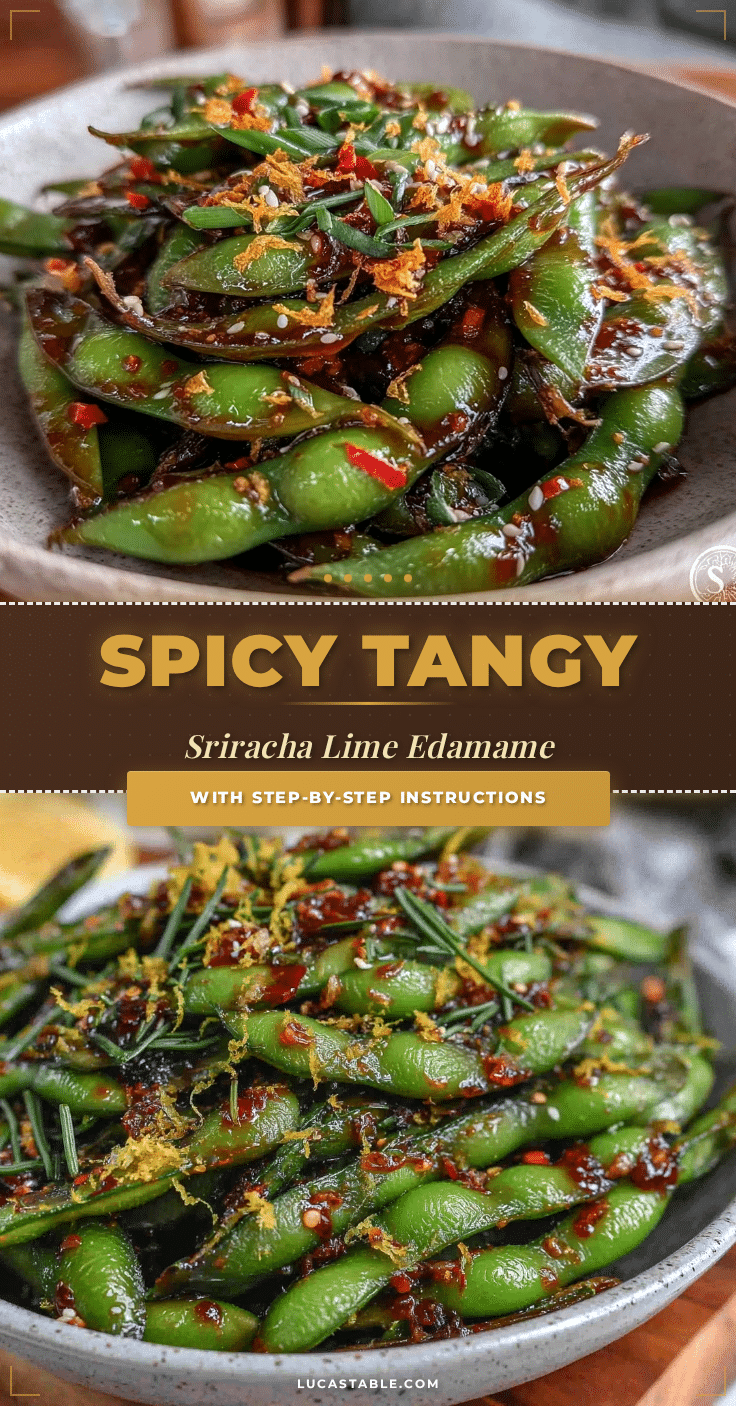 sriracha lime roasted edamame recipe