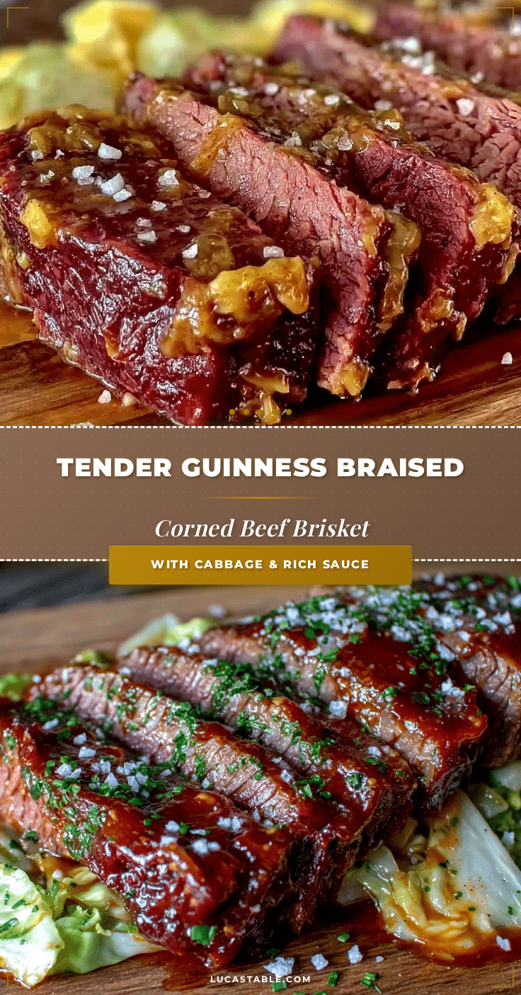 tender Guinness braised corned beef brisket recipe