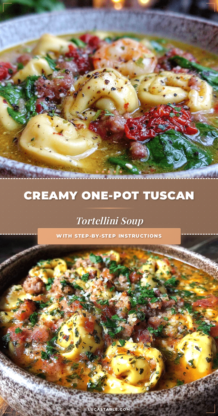 Tuscan Tortellini Soup recipe