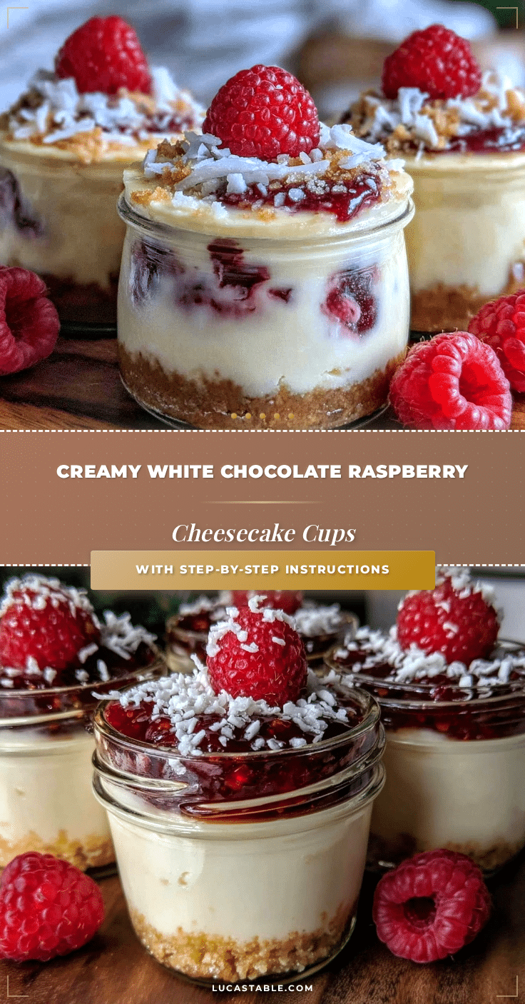 white chocolate raspberry cheesecake cups recipe