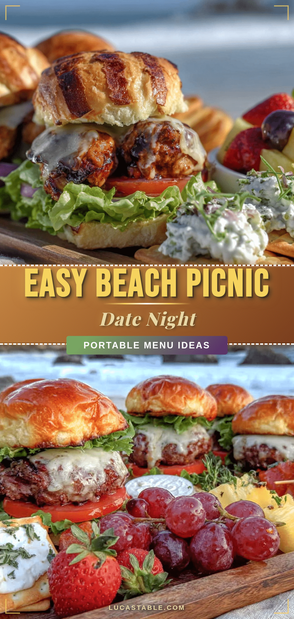 beach picnic date night menu recipe