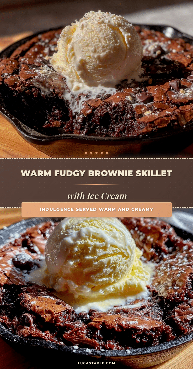brownie mix cookie skillet recipe