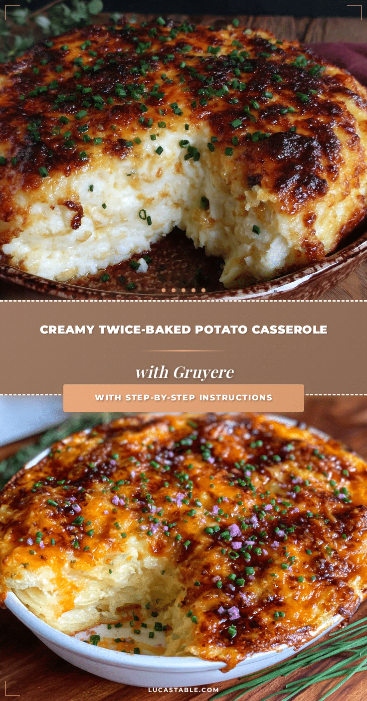 creamy twice-baked potato casserole recipe