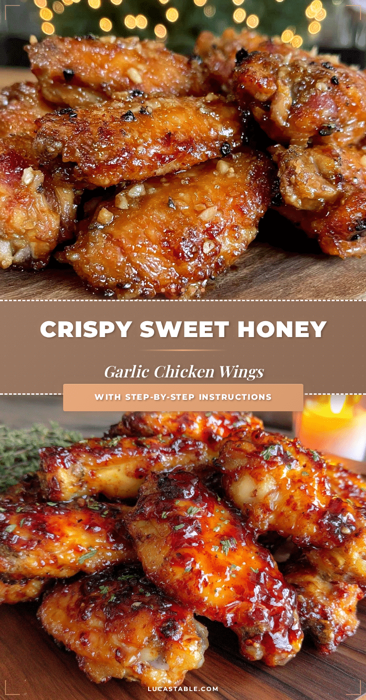 crispy honey garlic chicken wings recipe