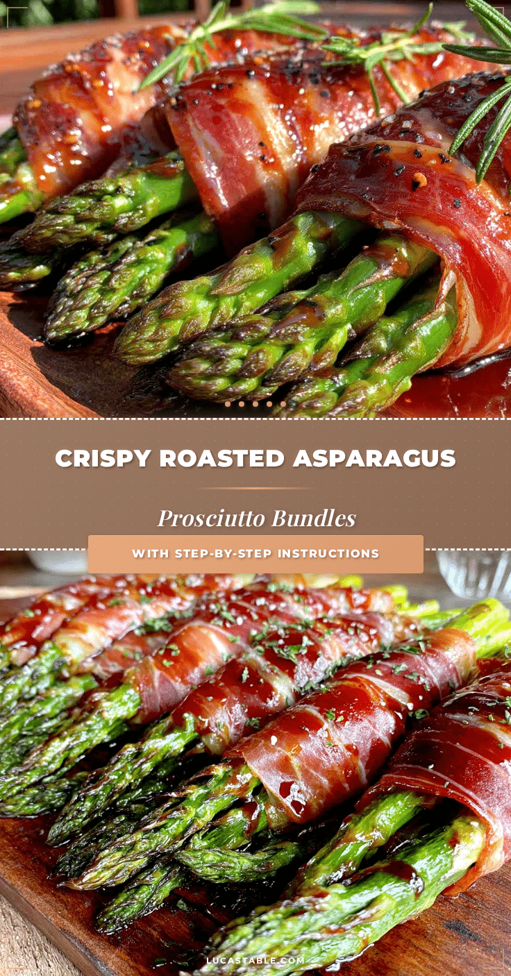 crispy roasted asparagus and prosciutto bundles recipe