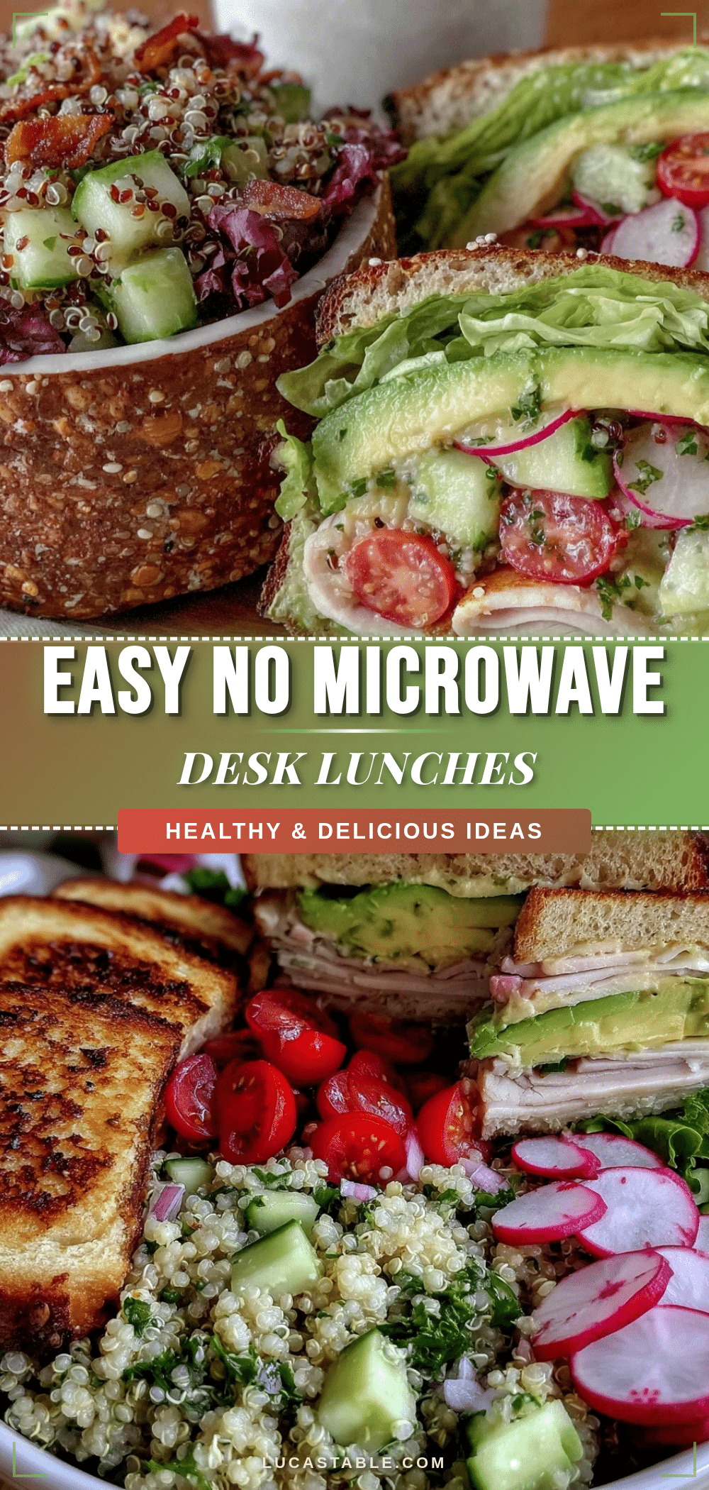 desk lunch ideas no microwave needed recipe
