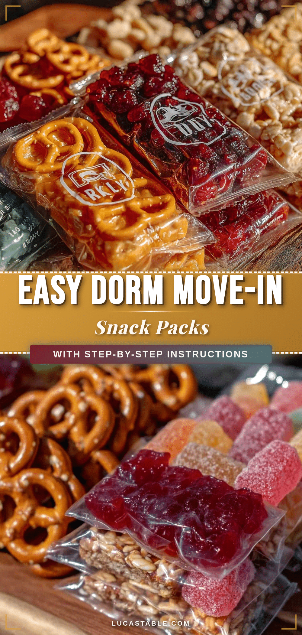 dorm move-in day snack packs recipe