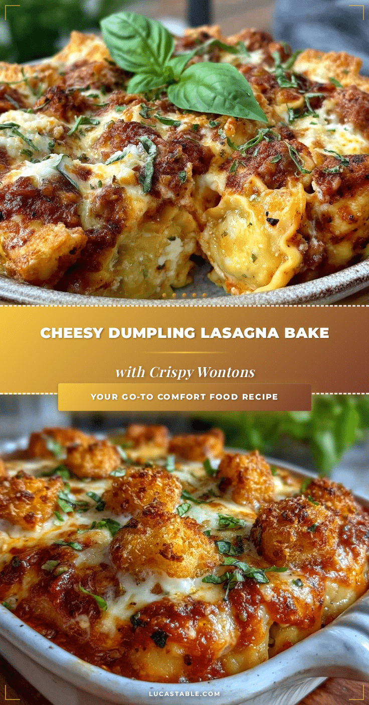 dumpling lasagna bake recipe