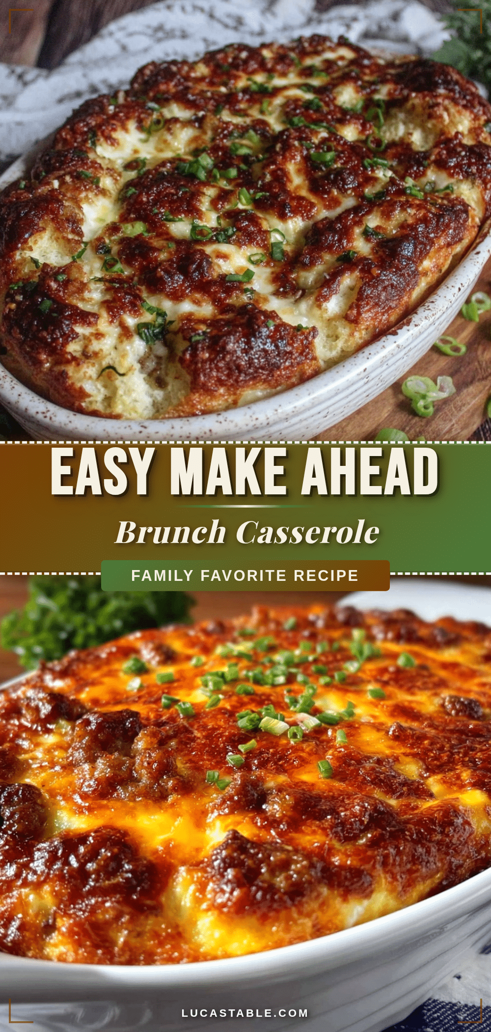 easy make ahead brunch casserole recipe