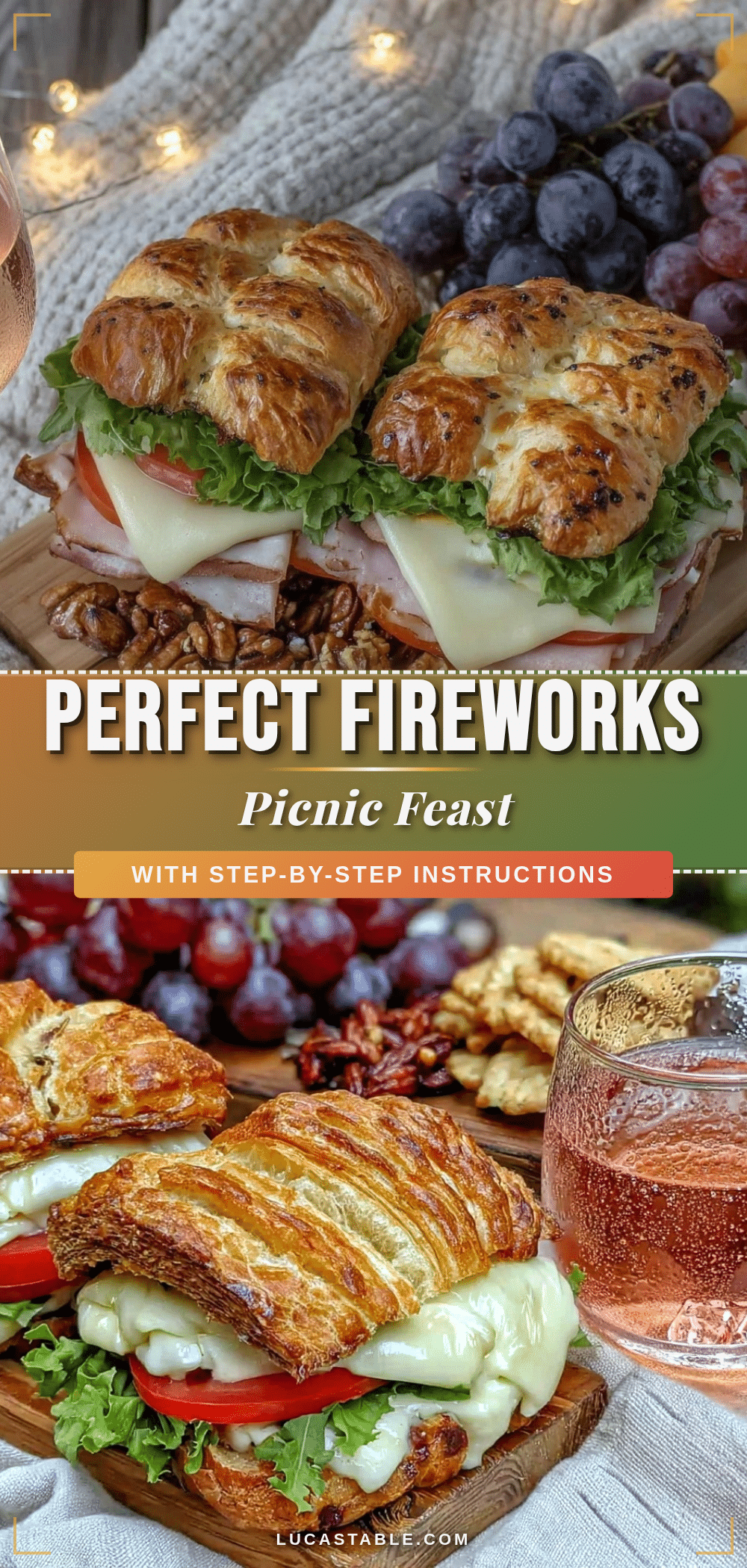 fireworks watching picnic for two recipe
