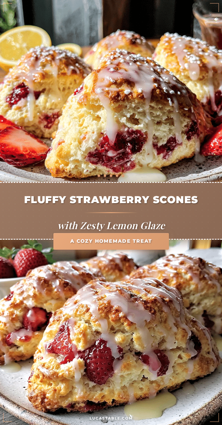 fluffy strawberry scones recipe