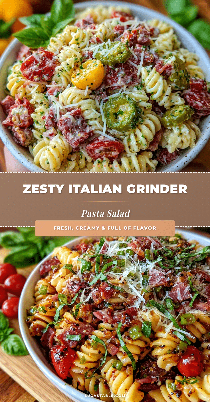 Fresh Grinder Pasta Salad recipe