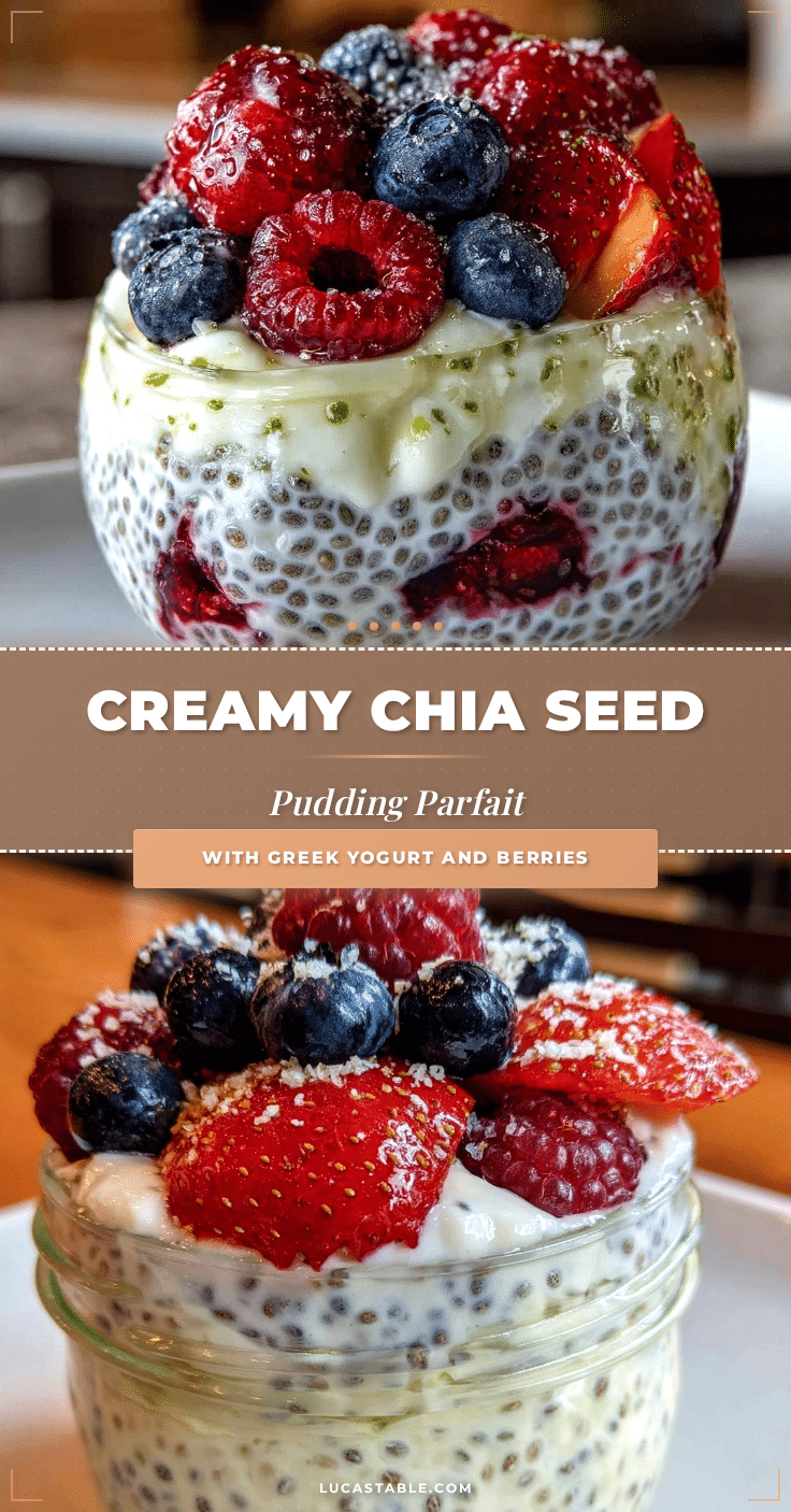healthy chia seed pudding parfait recipe