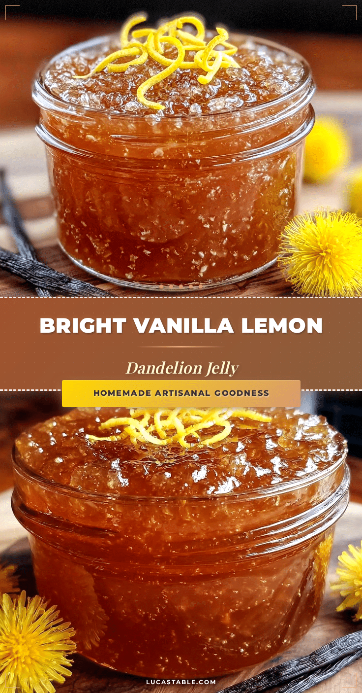 homemade dandelion jelly recipe