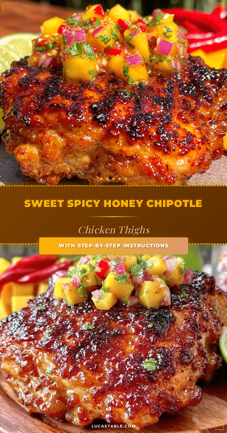 honey chipotle grilled chicken thighs recipe