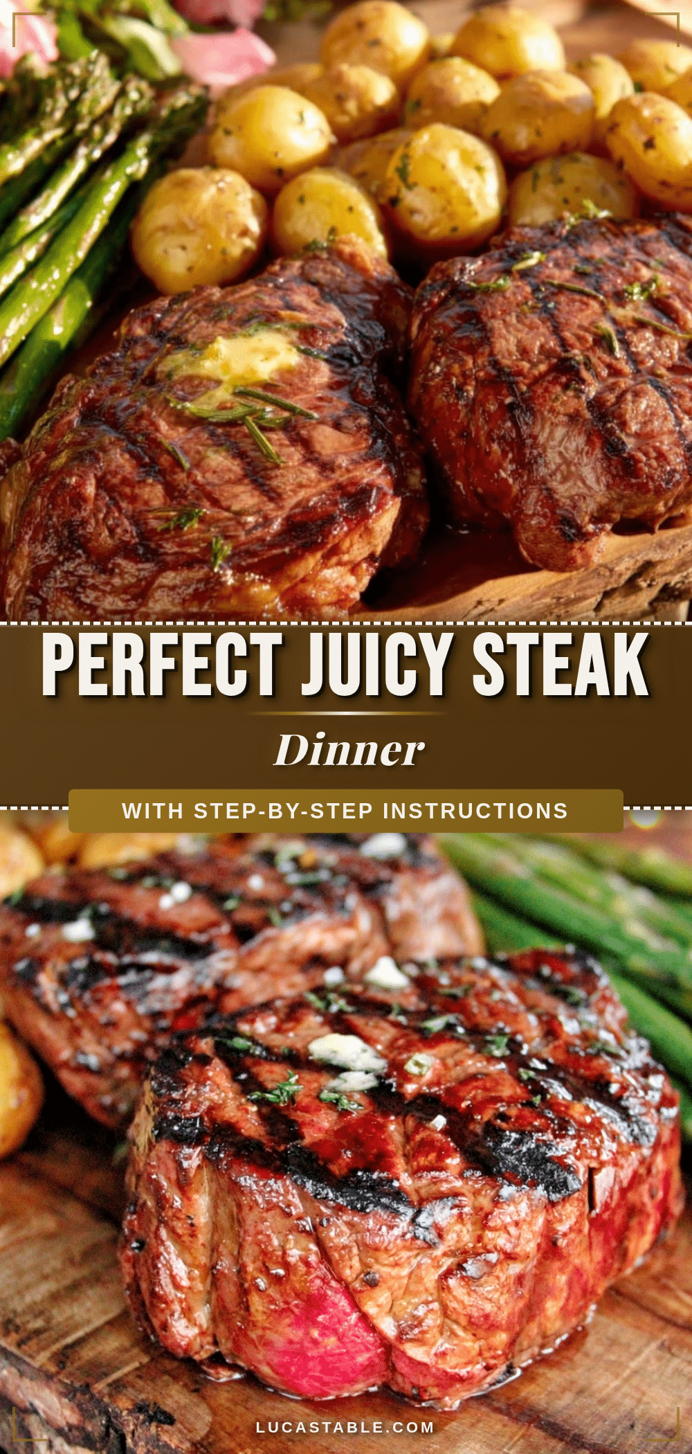 juicy ribeye steak dinner for two recipe