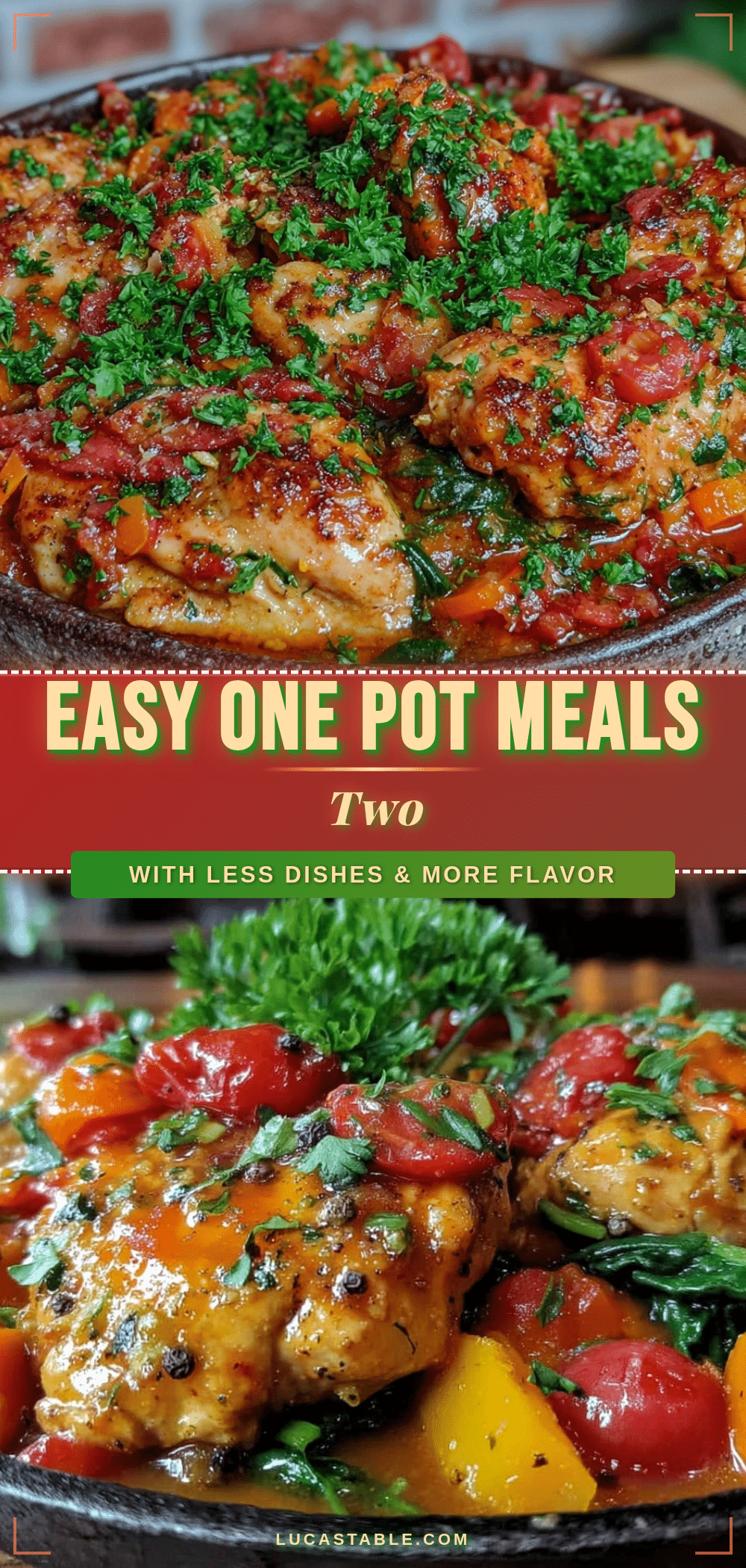 one pot meals for two recipe
