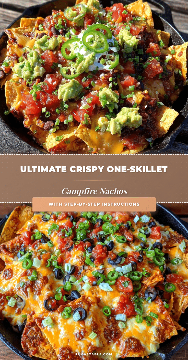 one-skillet campfire nachos recipe