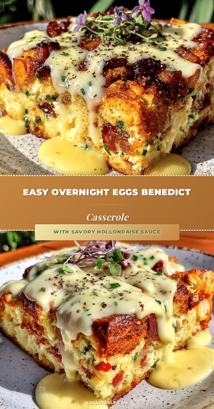 overnight eggs benedict casserole recipe