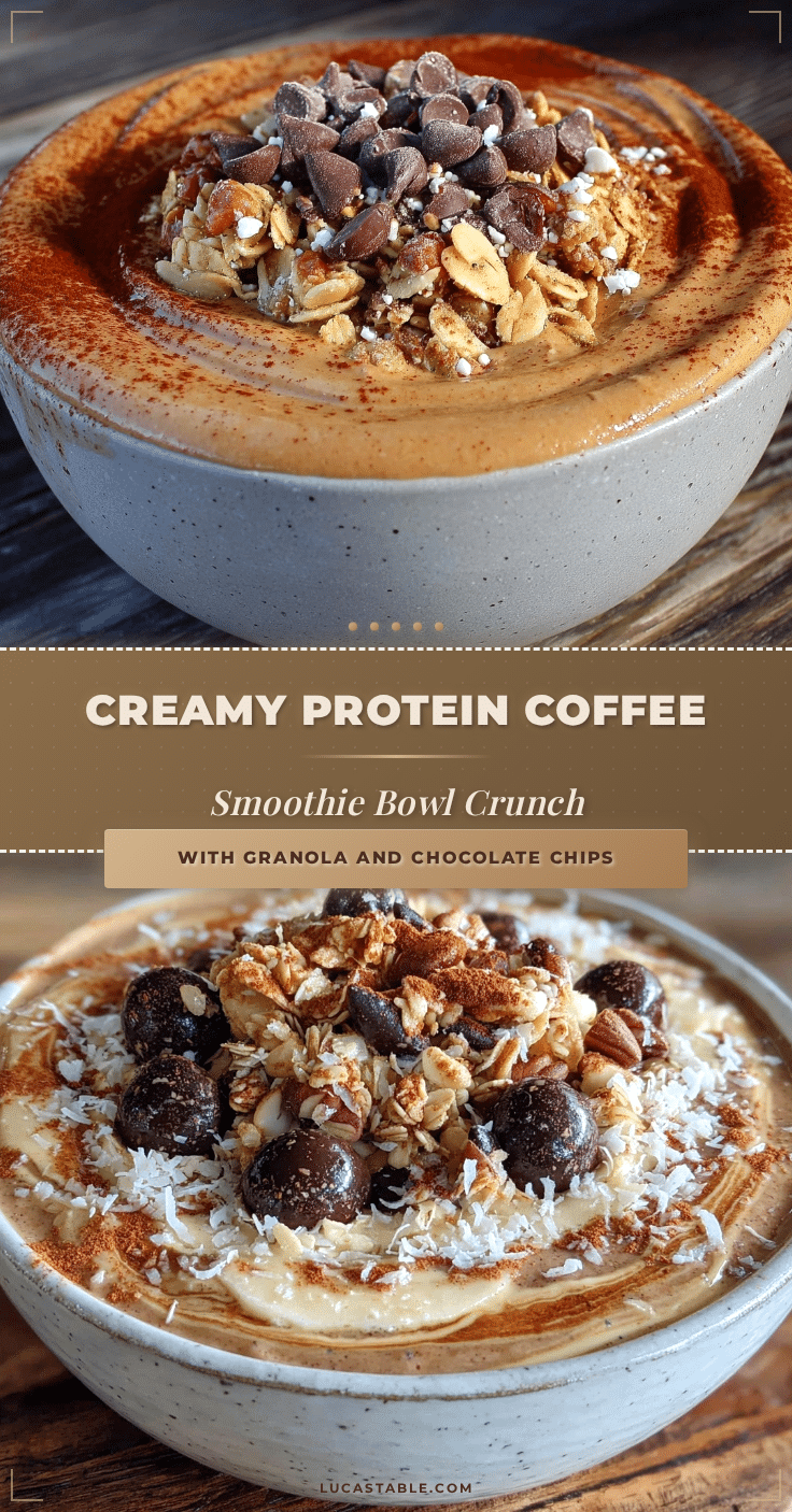 protein coffee smoothie bowl recipe