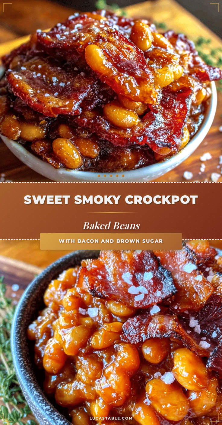 savory crockpot baked beans recipe
