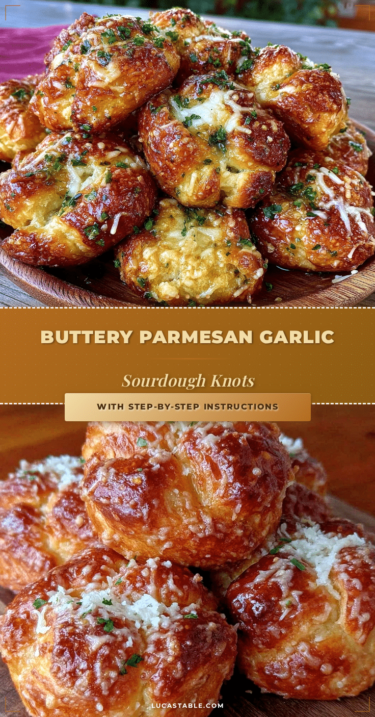 sourdough discard garlic knots recipe
