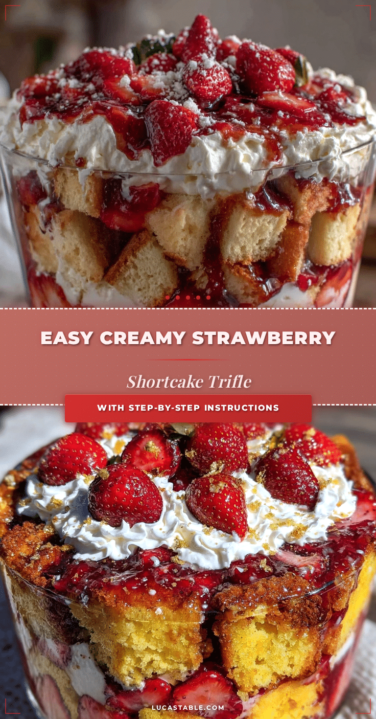strawberry shortcake trifle recipe