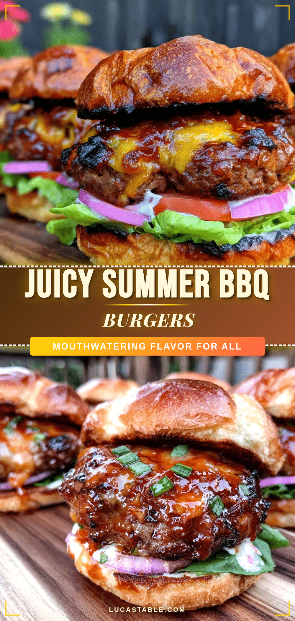 summer kickoff bbq burgers recipe