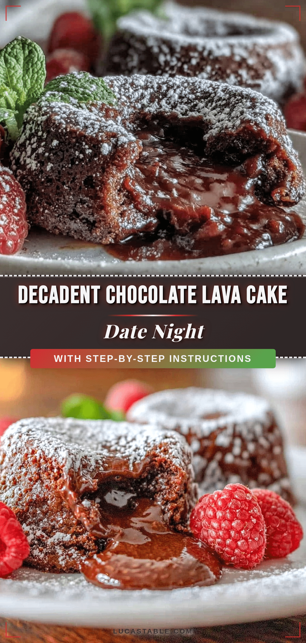 two person chocolate lava cake recipe