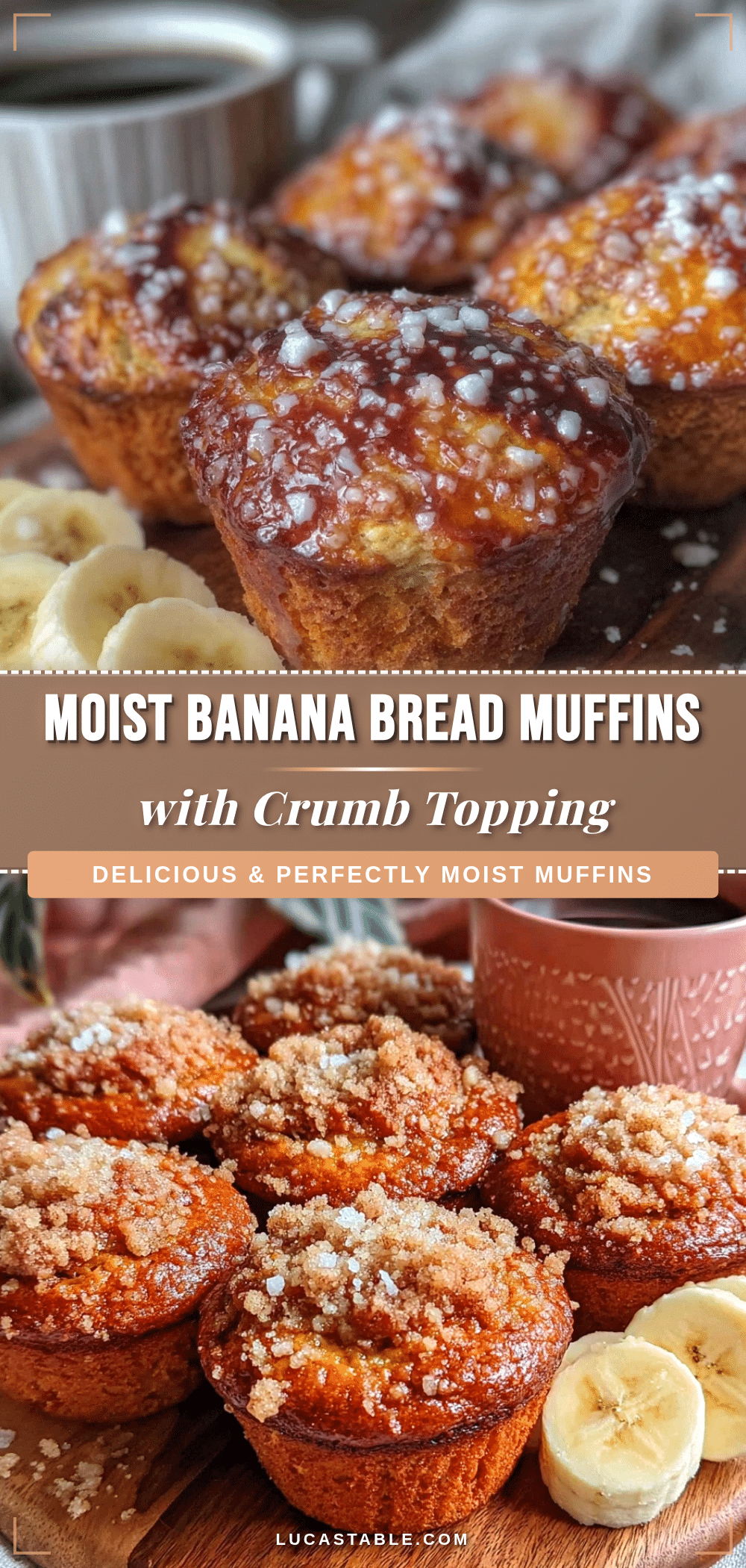 banana bread muffins recipe