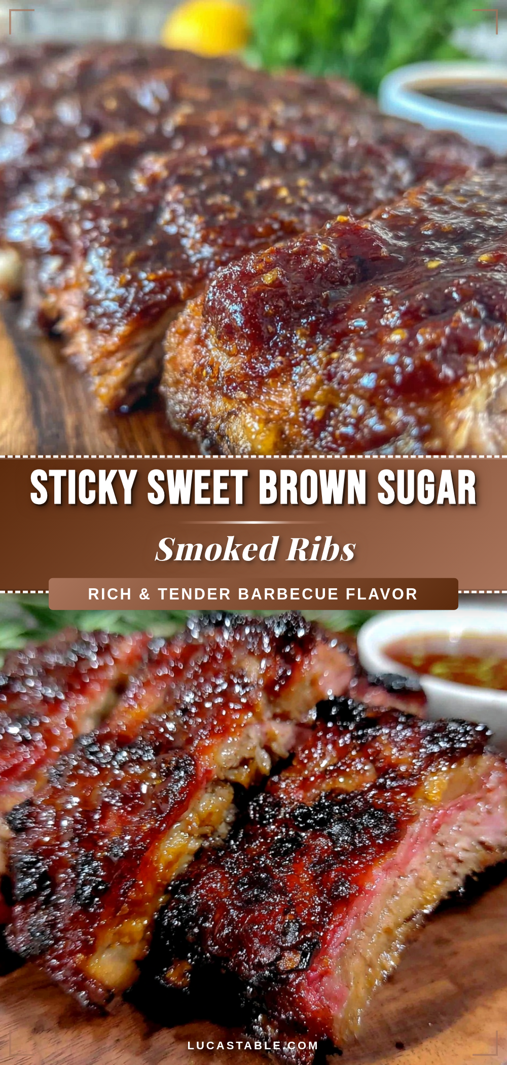 brown sugar smoked ribs recipe