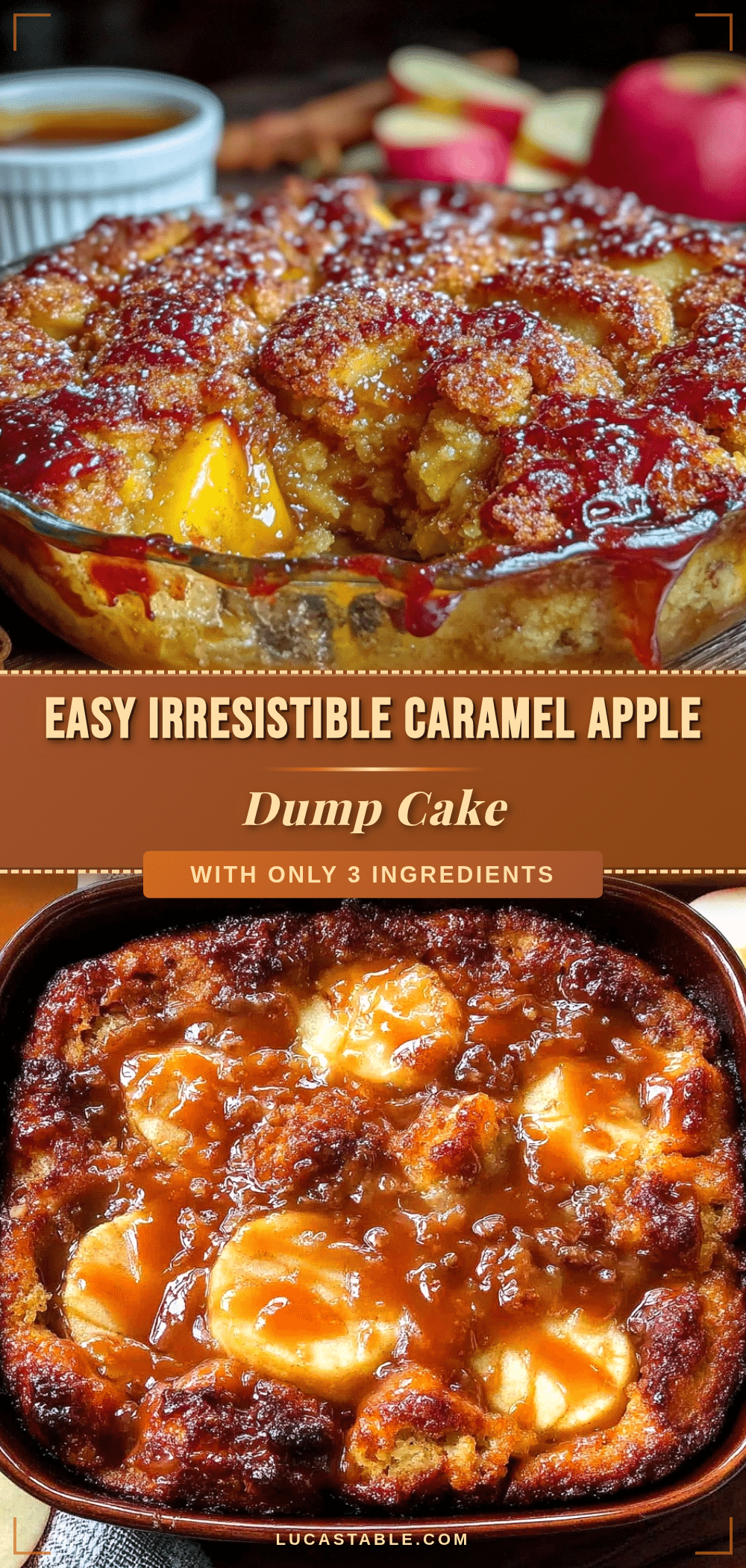 caramel apple dump cake recipe