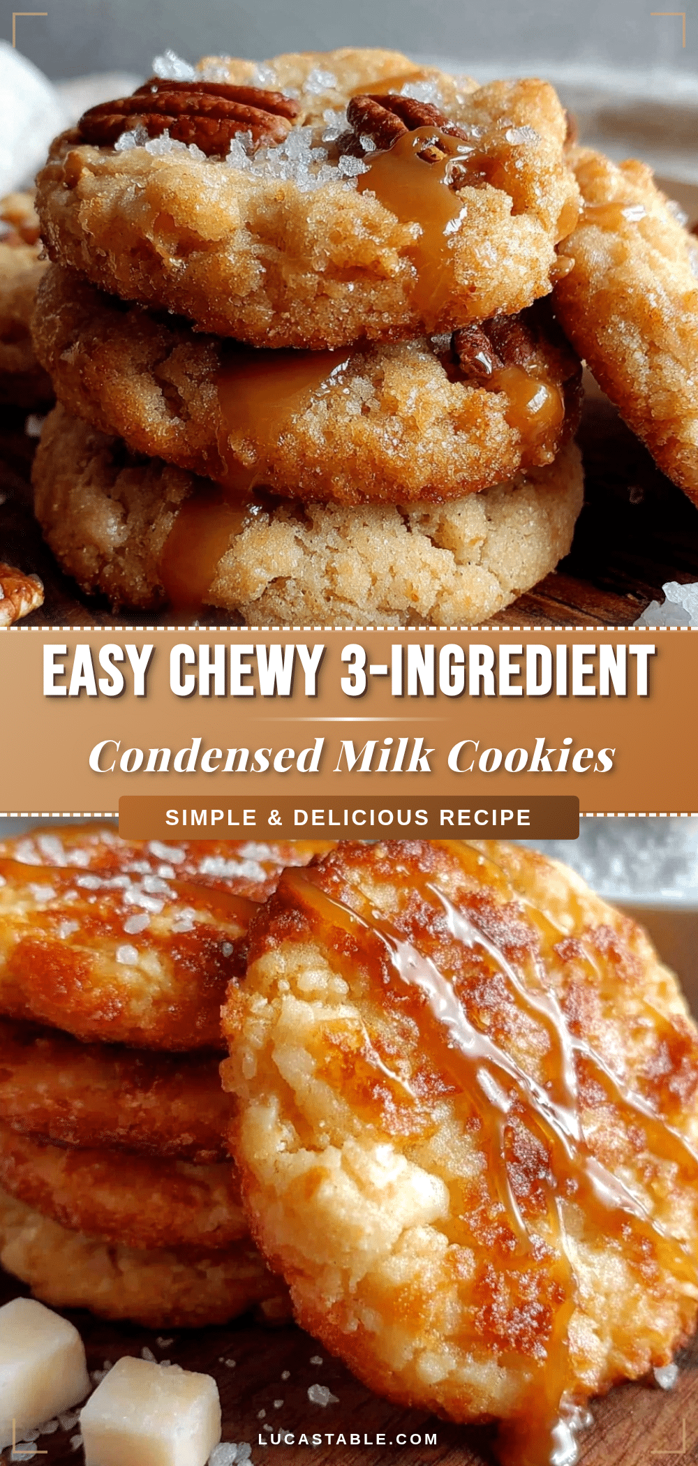 chewy condensed milk cookies recipe